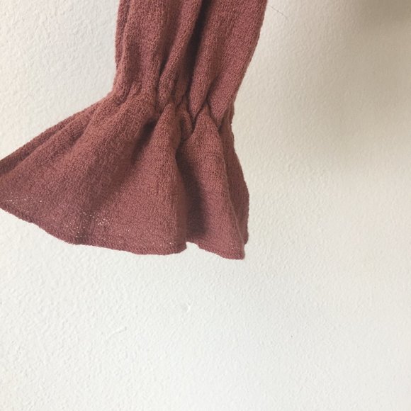 MADEWELL Texture & Thread Ruffle-Cuff Top - Picture 4 of 7